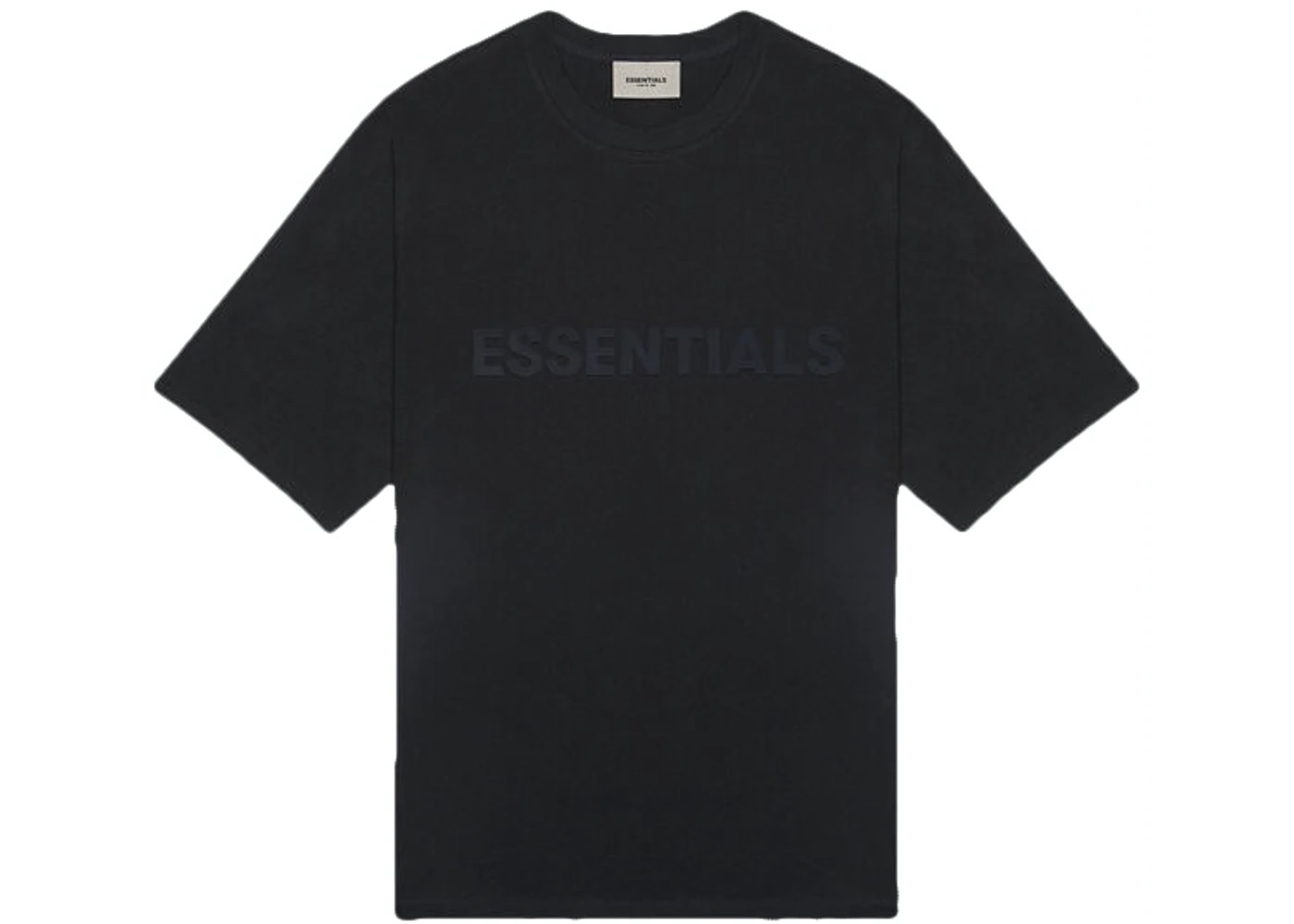 FOG Essentials Boxy T-Shirt Applique Logo Black (SS20) – 919 Kicks