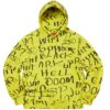 Supreme Black Ark Hooded Sweatshirt Fluorescent Yellow