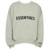 FOG Essentials SSENSE Exclusive Knit Pullover Sweater Concrete