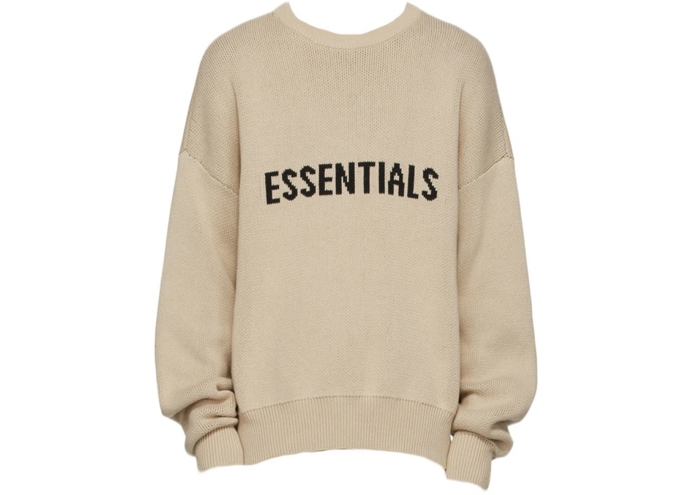 FOG Essentials SSENSE Exclusive Knit Pullover Sweater Linen