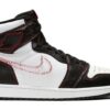 Jordan 1 Retro High Defiant White Black Gym Red