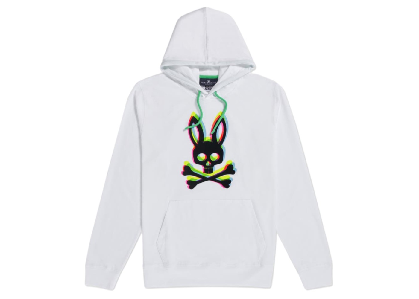 Psycho Bunny Pullover Hoodie Holloway White
