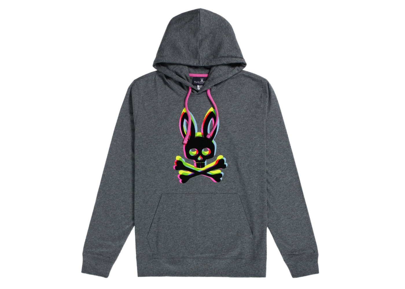Psycho Bunny Pullover Hoodie Holloway Heather Silver