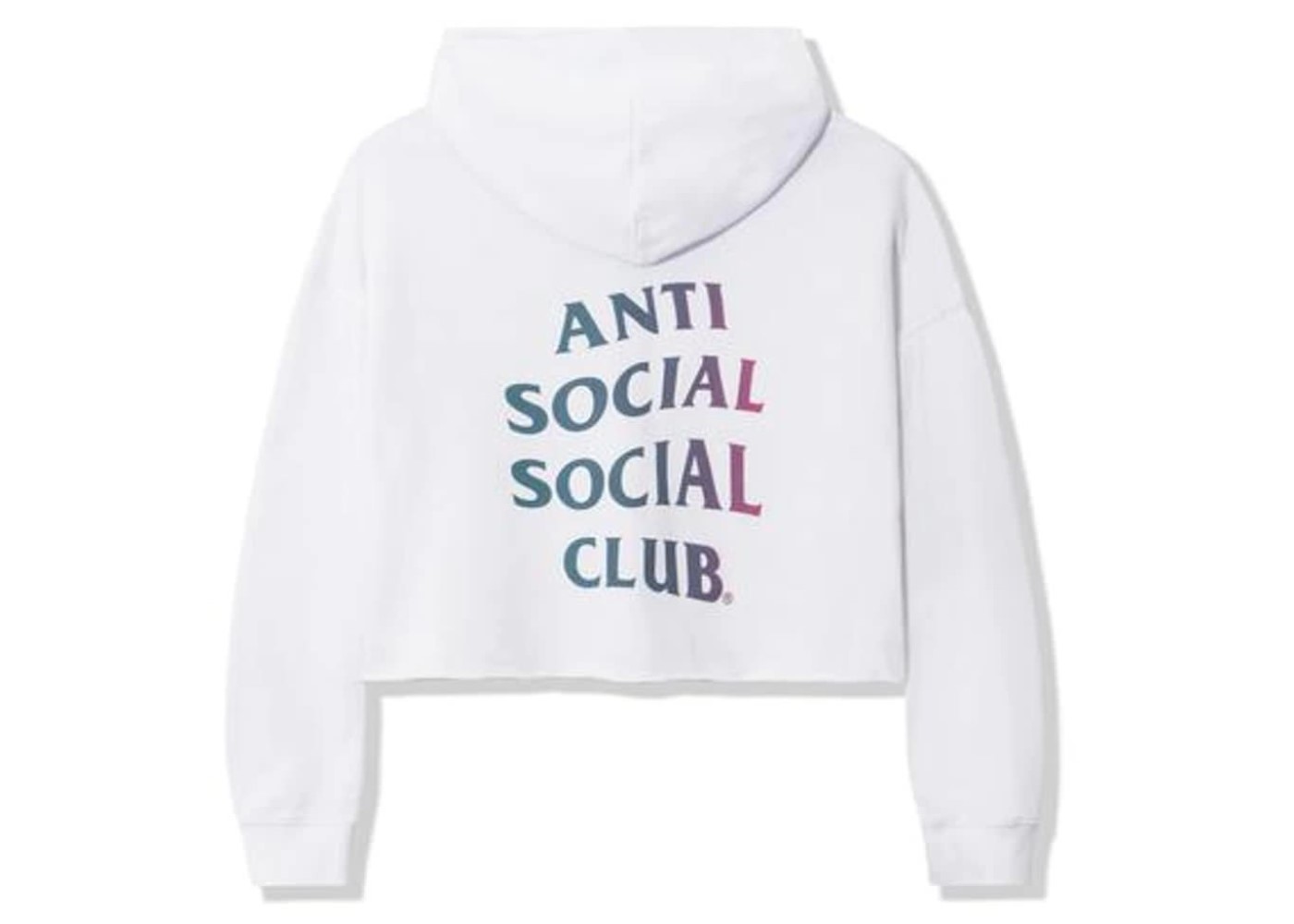 ASSC ABG Cropped Hoodie White