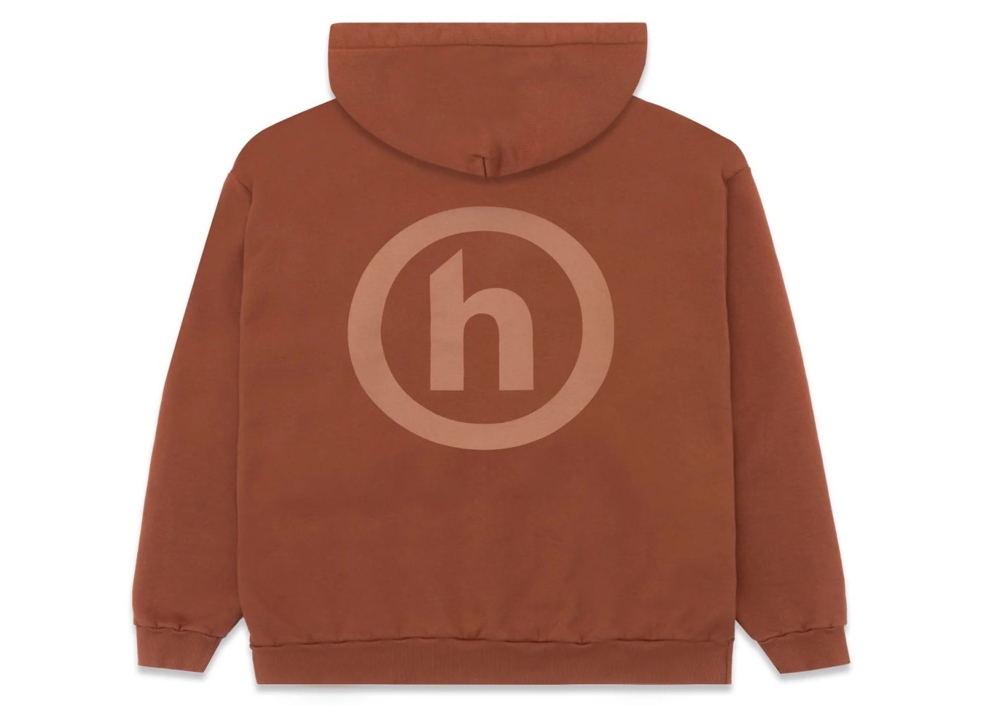 Hidden H Logo Hoodie Rust