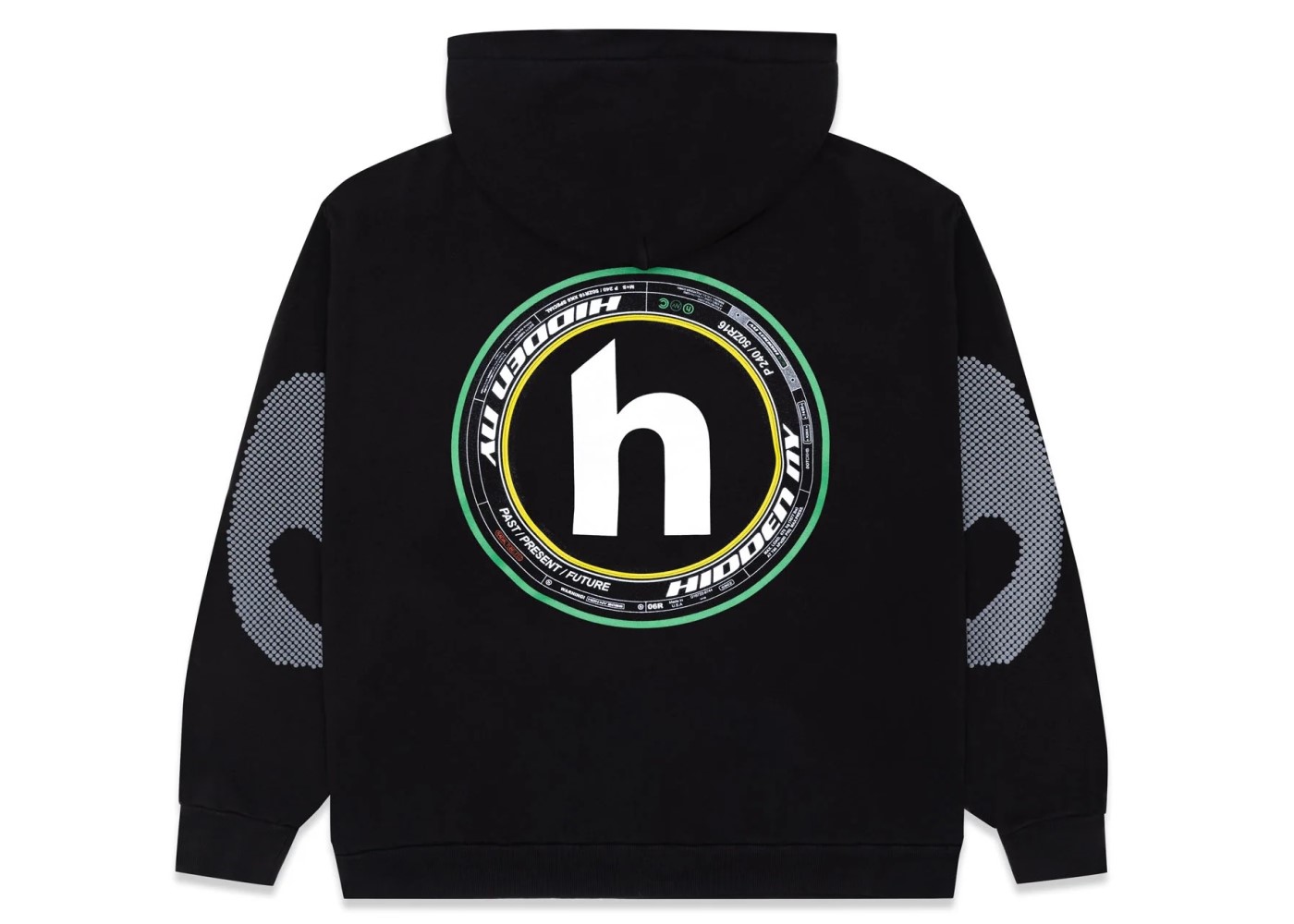 Hidden Tyre Logo Hoodie Black