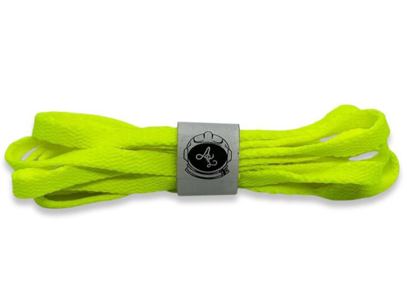 Astrolaces Flat Laces Neon Yellow