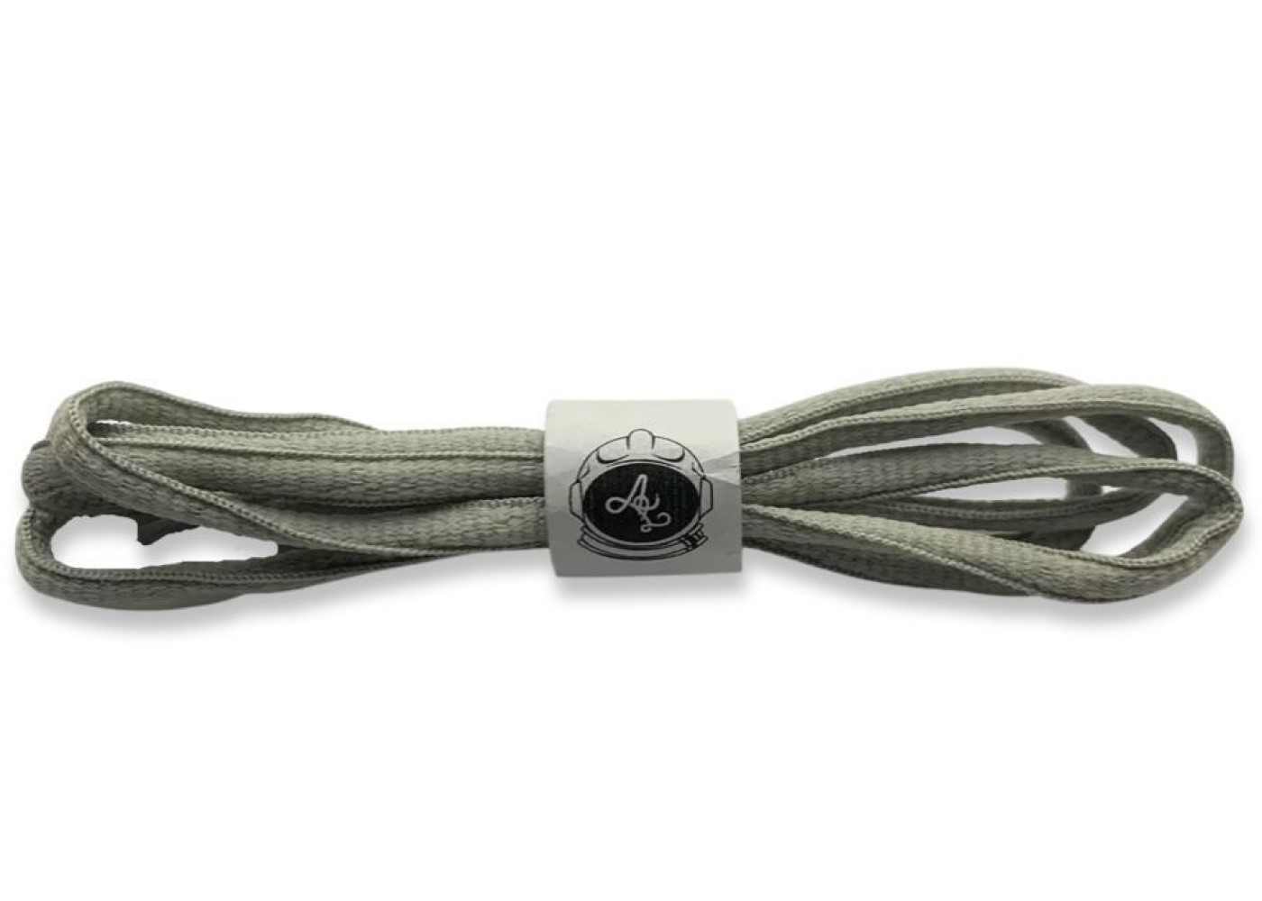 Astrolaces Oval Laces Grey