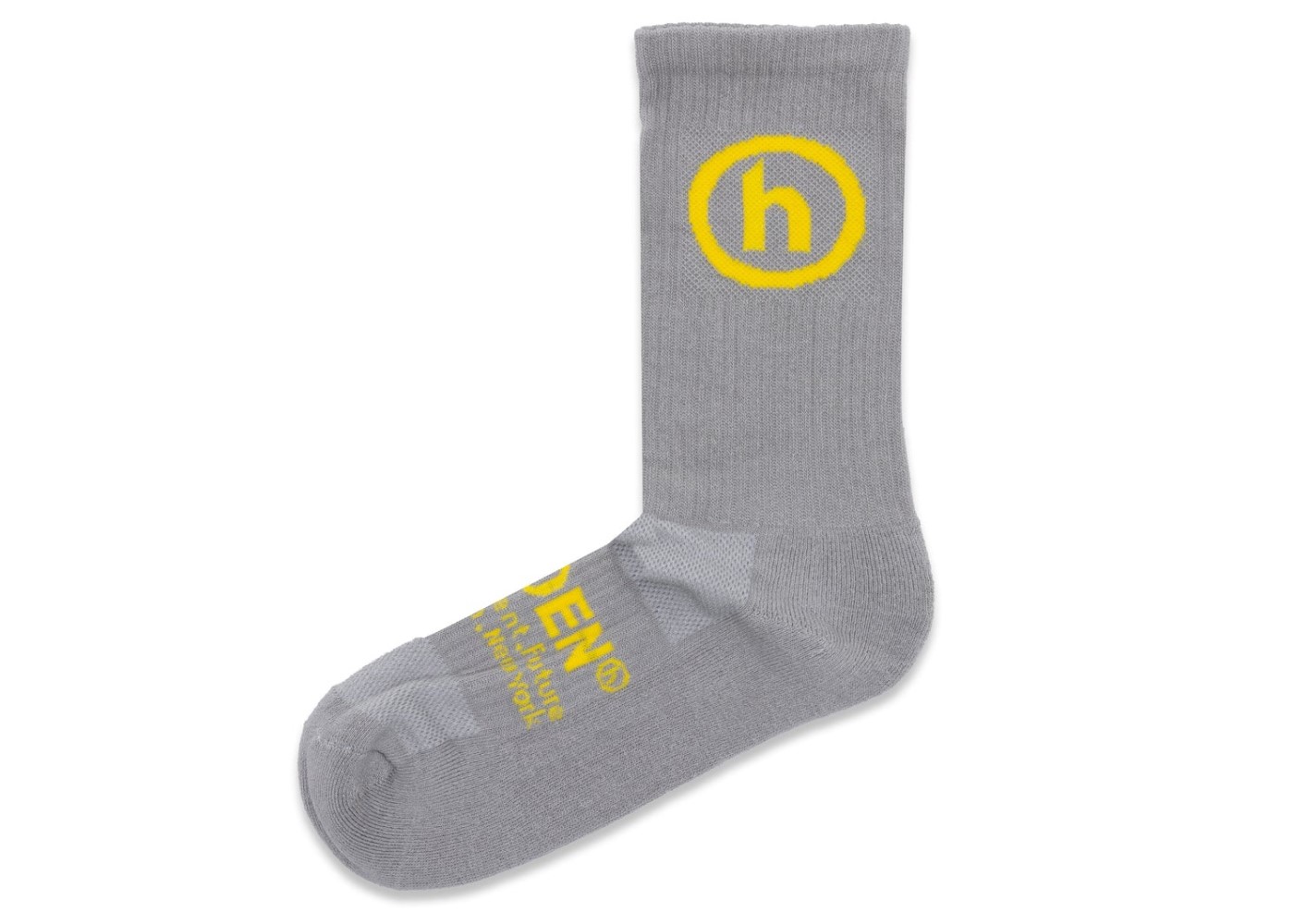 Hidden Classic Socks Grey Yellow