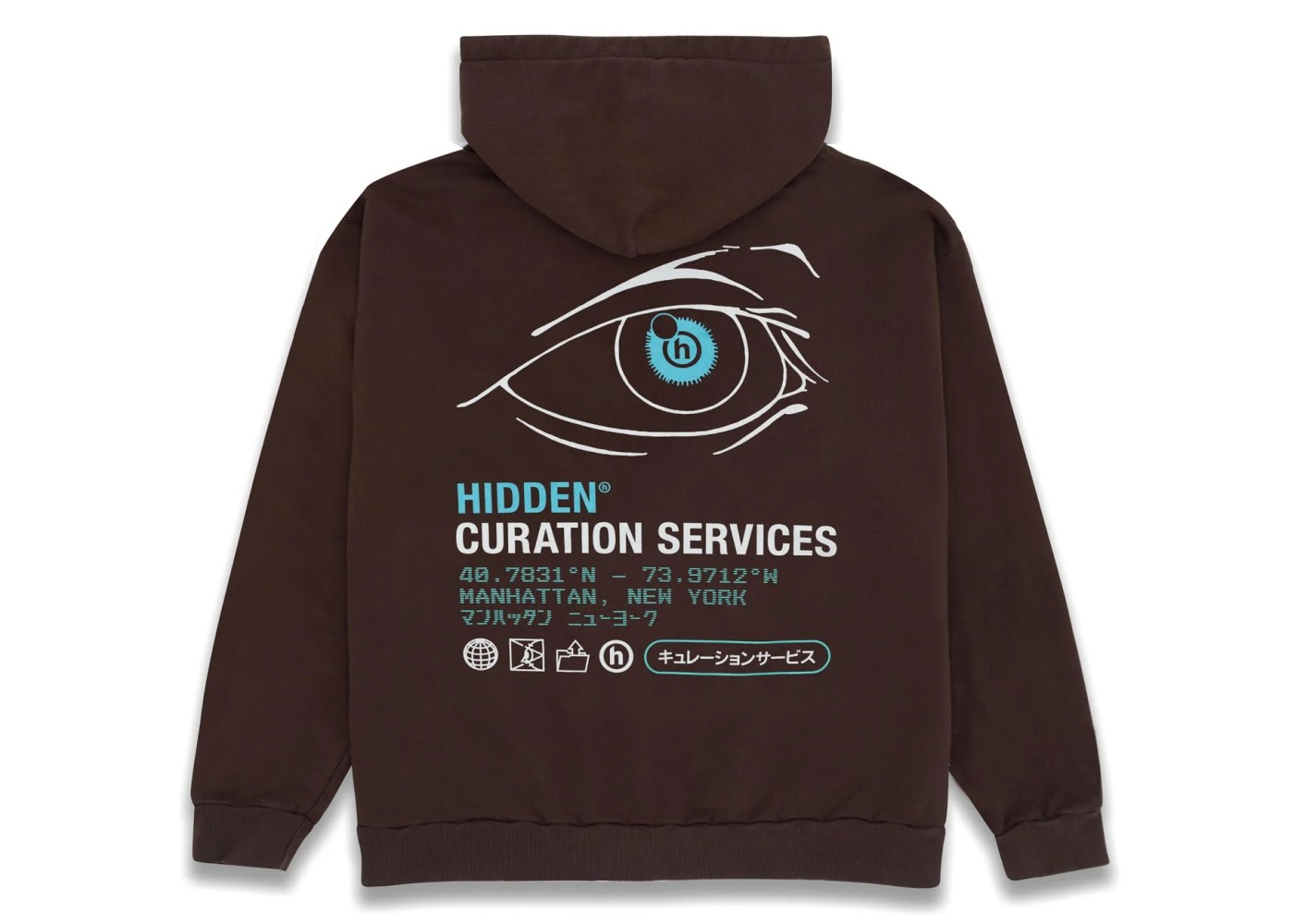 Hidden Curation Services Hoodie Brown