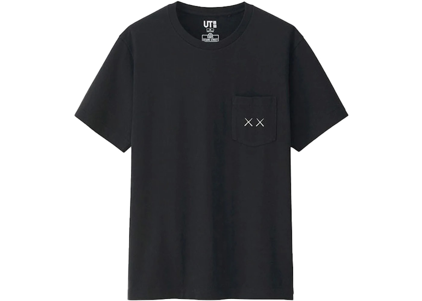 KAWS x Uniqlo x Sesame Street XX Pocket Tee Black